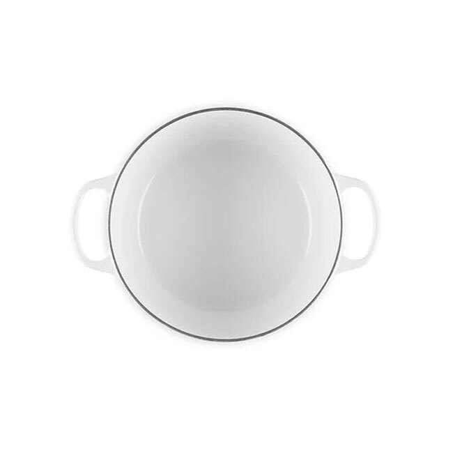 Le Creuset Signature 6.5 Qt. Round Deep Oven | White