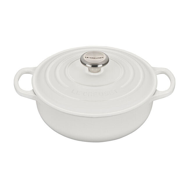 Le Creuset Signature 3.5 Qt. Sauteuse | White