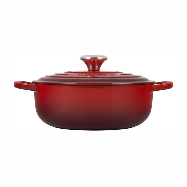 Le Creuset Signature 3.5 Qt. Sauteuse | Cerise - side