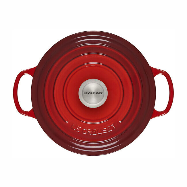 Le Creuset Signature 3.5 Qt. Sauteuse | Cerise - with lid