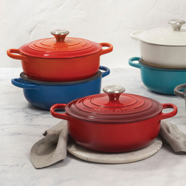 Le Creuset Signature 3.5 Qt. Sauteuse grouping