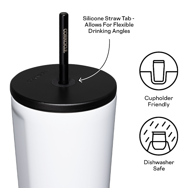 Corkcicle Cold Cup 24 Oz. | Gloss White