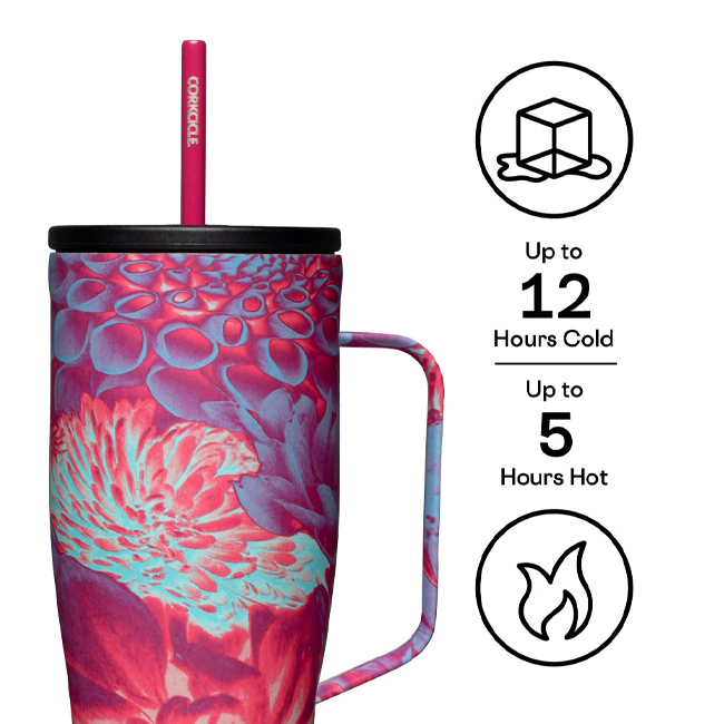 Corkcicle Cold Cup XL 30 Oz. | Dopamine Floral