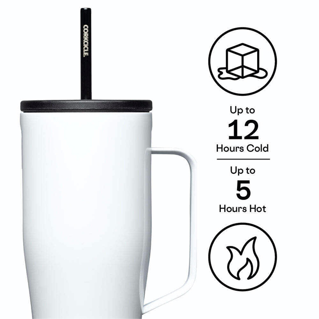 Corkcicle Cold Cup XL 30 Oz. | Gloss White