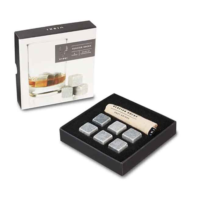 Viski Glacier Rocks® Soapstone Cubes Set