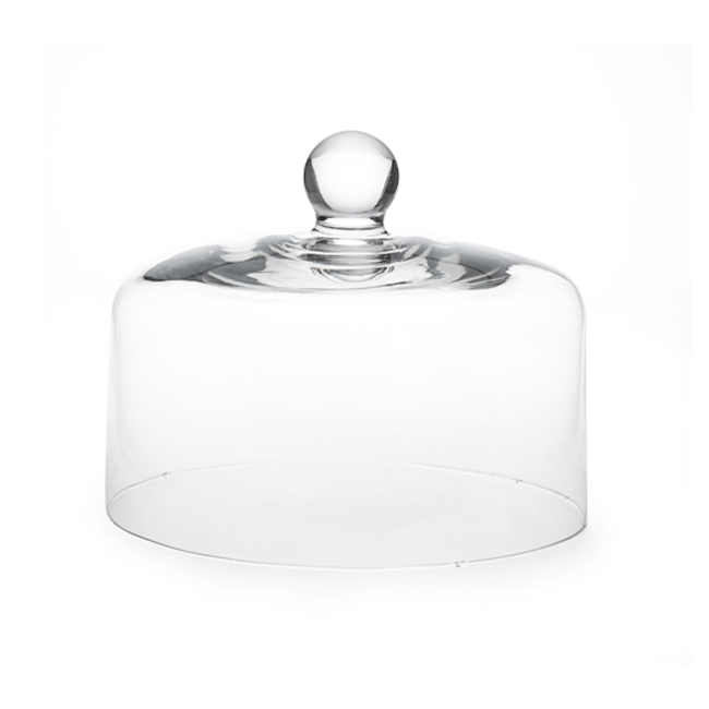 Mosser Glass | 9” Clear Glass Cake Dome