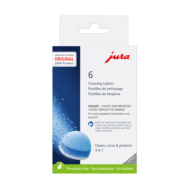 Jura 3-Phase Cleaning Tablets, 6 Pack