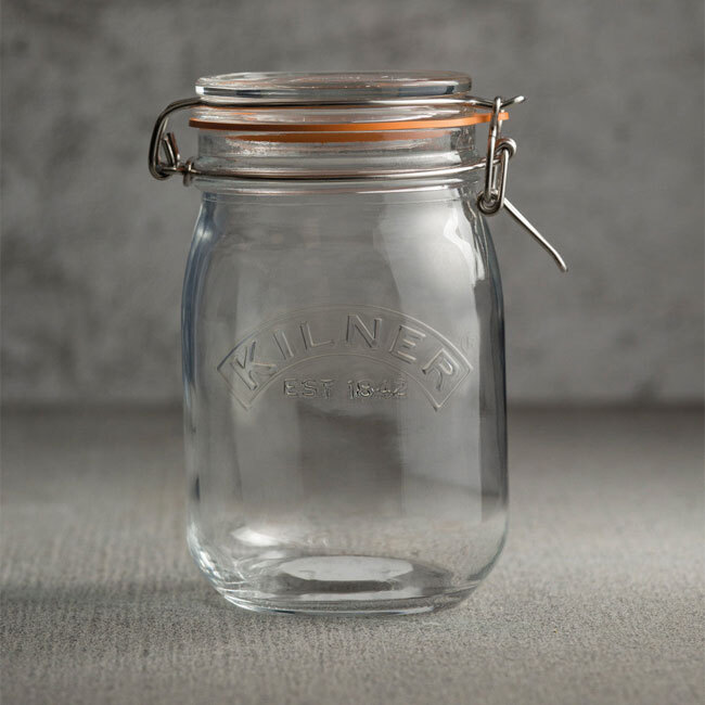 Kilner 34 Oz. Round Clip Top Jar