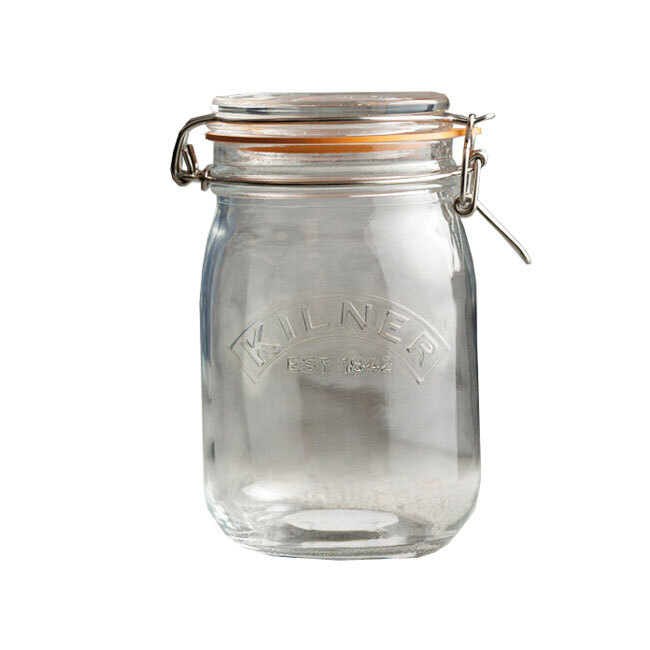 Kilner 34 Oz. Round Clip Top Jar