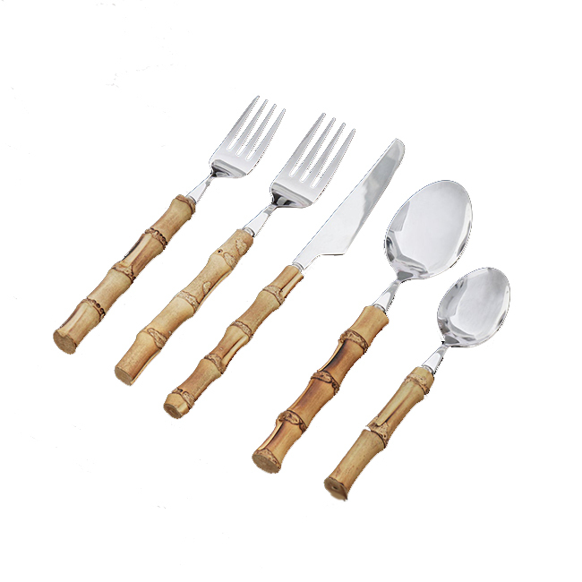 Beatriz Ball VIDA Bamboo Flatware Set 5-Pc