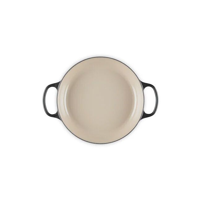 Le Creuset Signature 2.25 Qt. Enameled Cast Iron Braiser with Glass Lid | Licorice
