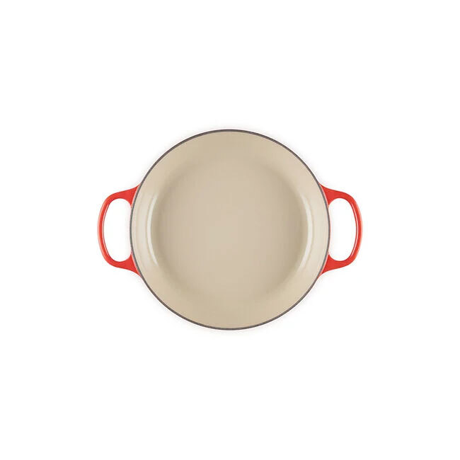 Le Creuset Signature 2.25 Qt. Enameled Cast Iron Braiser with Glass Lid | Cerise