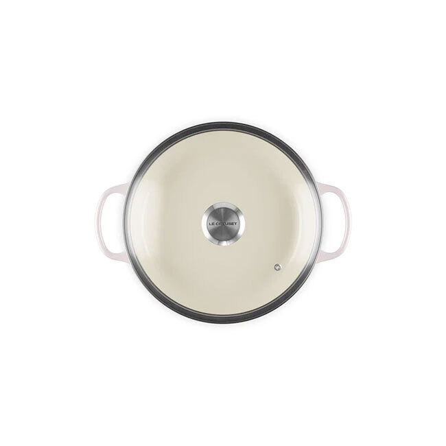 Le Creuset Signature 2.25 Qt. Enameled Cast Iron Braiser with Glass Lid | Shallot