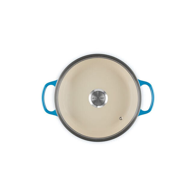 Le Creuset Signature 2.25 Qt. Enameled Cast Iron Braiser with Glass Lid | Marseille