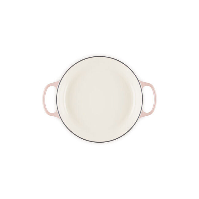 Le Creuset Signature 2.25 Qt. Enameled Cast Iron Braiser with Glass Lid | Pêche