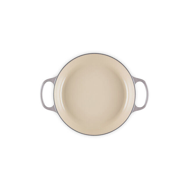 Le Creuset Signature 2.25 Qt. Enameled Cast Iron Braiser with Glass Lid | Oyster