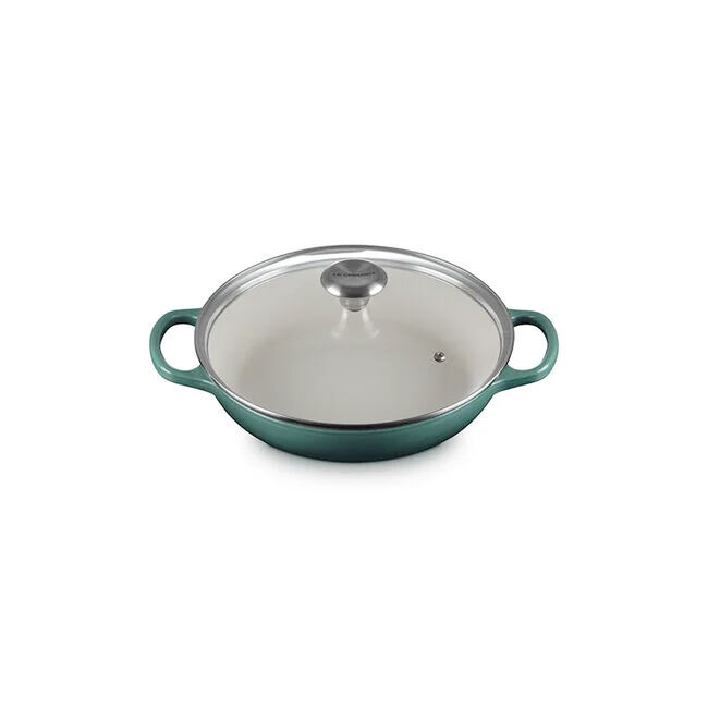 Le Creuset Signature 2.25 Qt. Enameled Cast Iron Braiser with Glass Lid | Artichaut