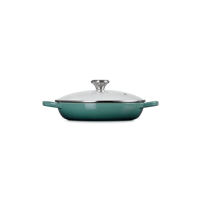 Le Creuset Signature 2.25 Qt. Enameled Cast Iron Braiser with Glass Lid | Artichaut