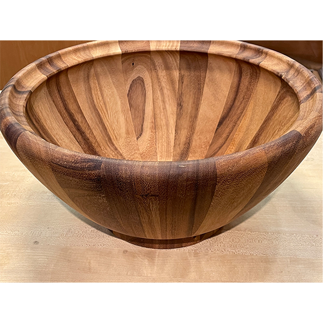 16-Inch Acacia Wood Salad Bowl