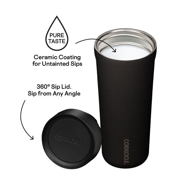 Corkcicle Commuter Cup | Matte Black