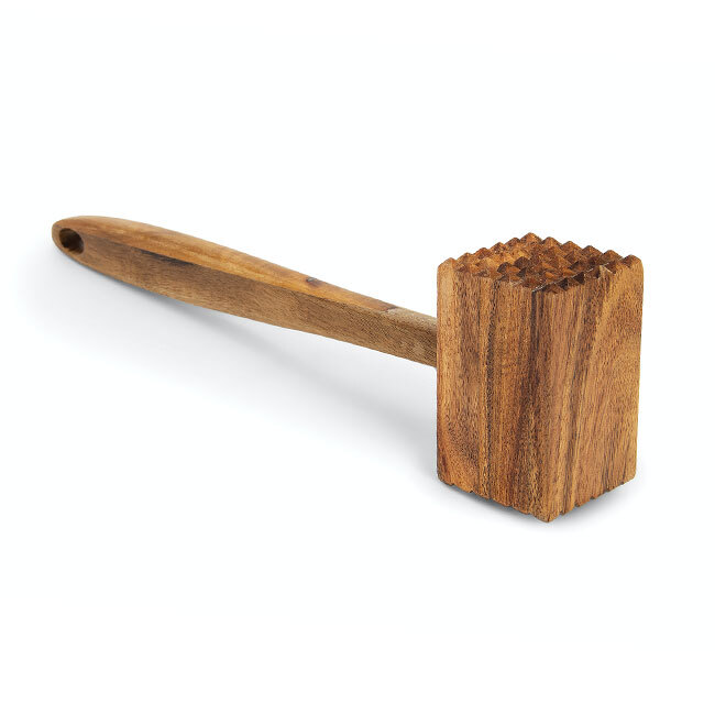 Product Fox Run Craftsman Acacia Wood Meat Tenderizer Tool