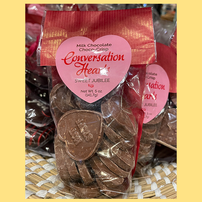 Sweet Jubilee Milk Chocolate Conversation Hearts