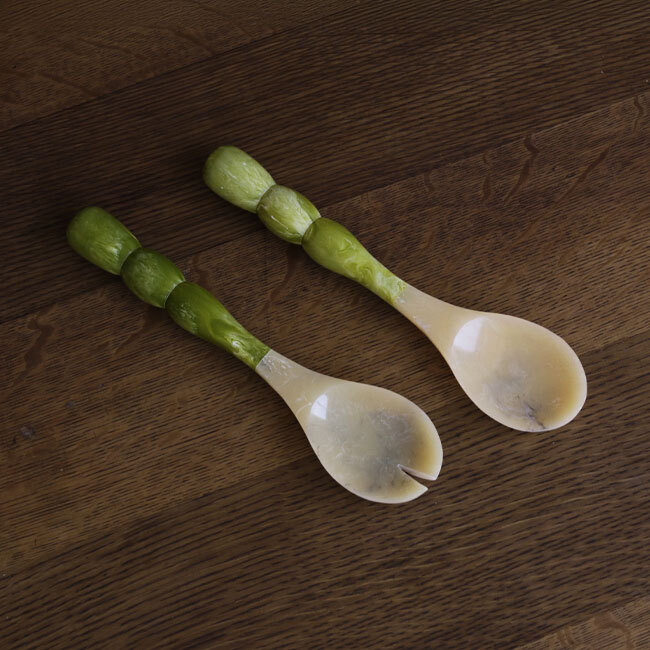Product Beatriz Ball RESIN Rio Bubble Salad Servers (Green)