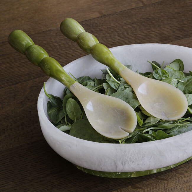 Beatriz Ball RESIN Rio Bubble Salad Servers (Green)