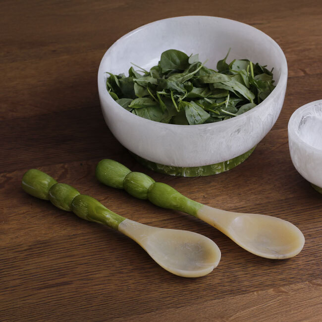 Beatriz Ball RESIN Rio Bubble Salad Servers (Green)