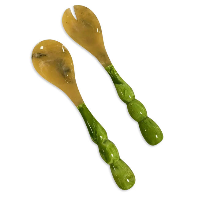 Beatriz Ball RESIN Rio Bubble Salad Servers (Green)