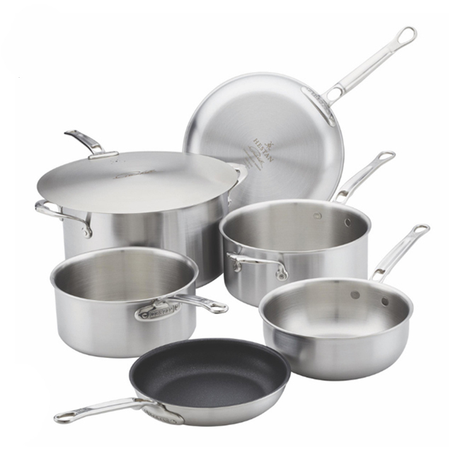 Hestan ProBond Professional Clad 10pc Stainless Steel Cookware Set