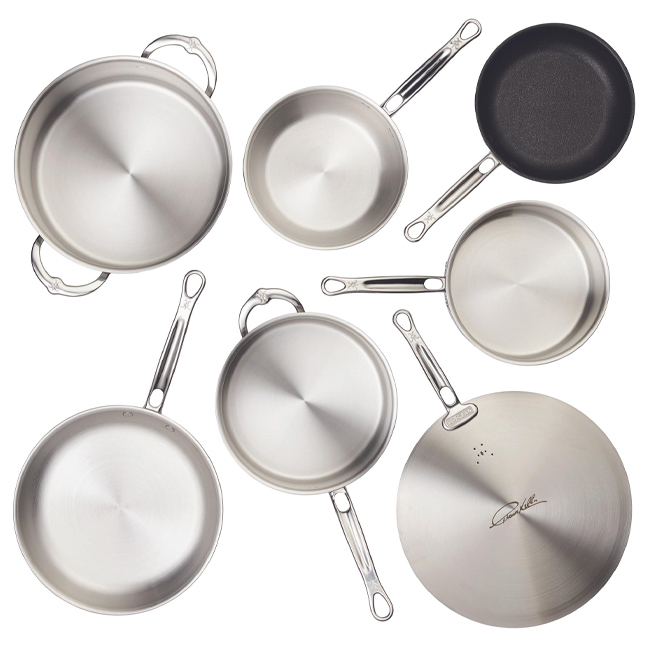 Hestan | Thomas Keller Insignia™ Commercial Clad Stainless Steel 7-Piece Cookware Set