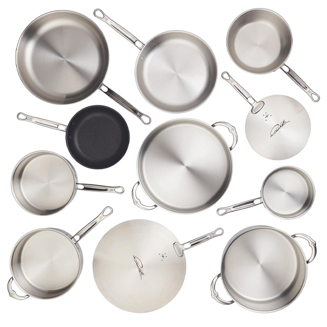 Hestan | Thomas Keller Insignia™ Commercial Clad Stainless Steel 11-Piece Cookware Set