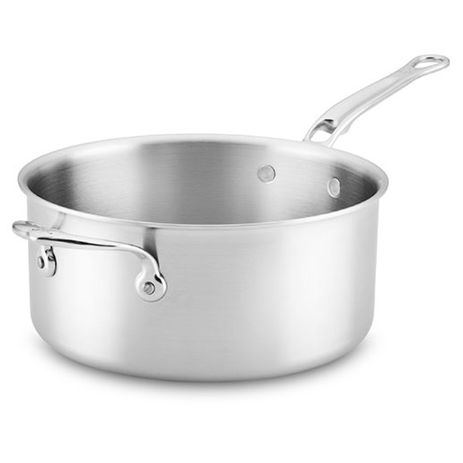 Hestan | Thomas Keller Insignia™ Commercial Clad Stainless Steel 4 Qt. Open Sauce Pot w/helper handle