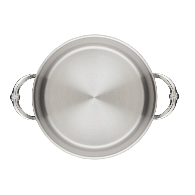 Hestan | Thomas Keller Insignia™ Commercial Clad Stainless Steel 8 Qt. Open Stock Pot - top