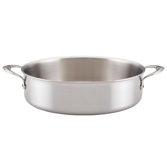 Hestan | Thomas Keller Insignia™ Commercial Clad Stainless Steel 9 Qt. Open Rondeau