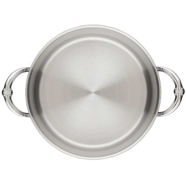 Hestan | Thomas Keller Insignia™ Commercial Clad Stainless Steel 12 Qt. Open Stock Pot - top