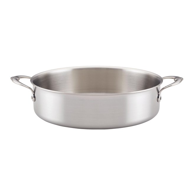 Hestan | Thomas Keller Insignia™ Commercial Clad Stainless Steel 6 Qt. Open Rondeau