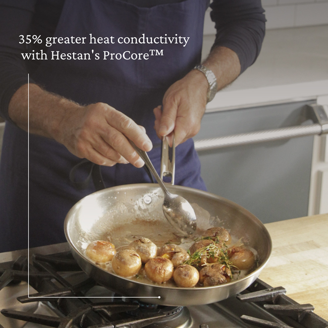 Hestan | Thomas Keller Insignia™ Commercial Clad Stainless Steel Open Sauté Pan