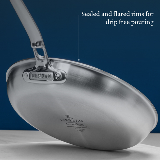 Hestan | Thomas Keller Insignia™ Commercial Clad Stainless Steel TITUM® Nonstick Open Sauté Pan 