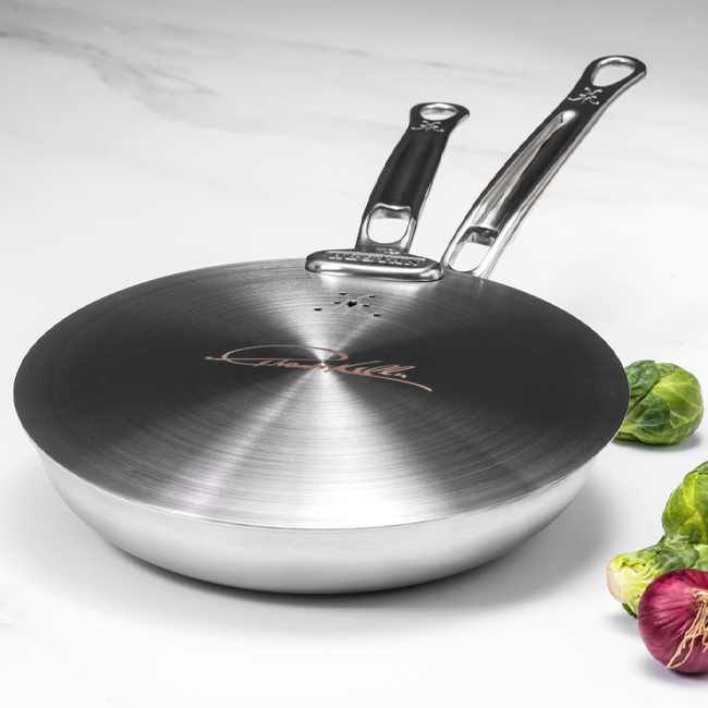 Hestan | Thomas Keller Insignia™ Commercial Clad Stainless Steel TITUM® Nonstick Open Sauté Pan w/ Lid (Sold Separately)