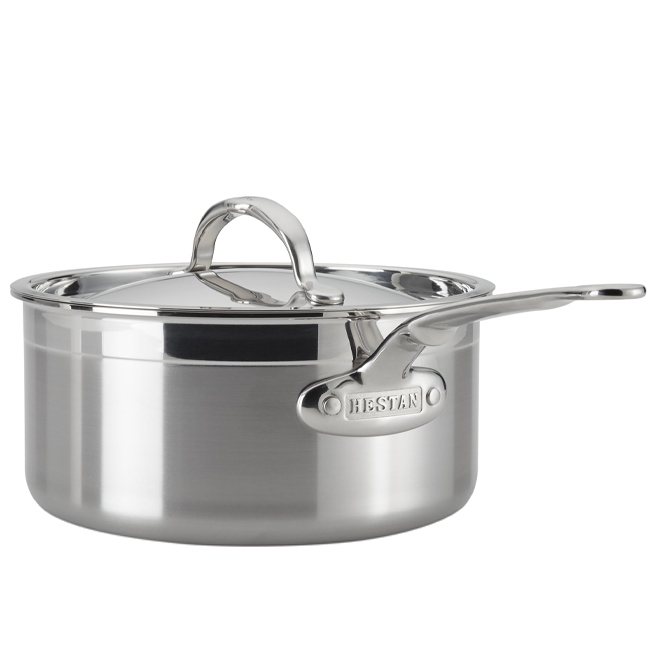 Product Hestan ProBond® Professional Clad Stainless Steel 3.0 Qt. Covered Saucepan