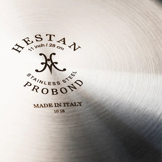 Hestan ProBond® Professional Clad Stainless Steel 7.5 Qt. 14” Covered Wok