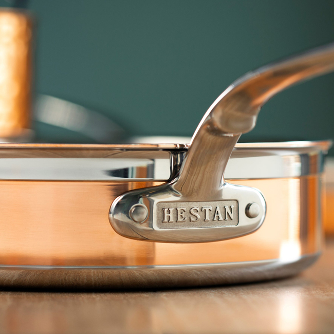 Hestan CopperBond® Copper Induction 3.5 Qt. Covered Sauté w/Helper Handle