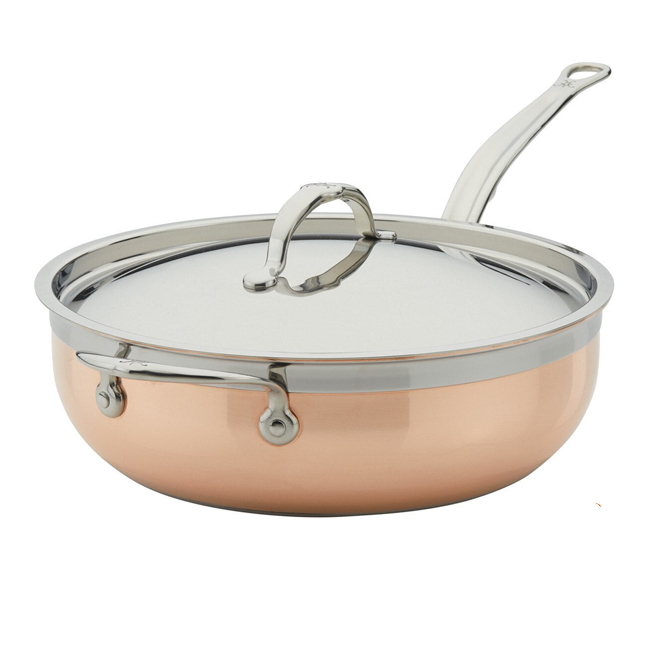 Hestan CopperBond® Copper Induction 5 Qt. Covered Essential Pan w/Helper Handle