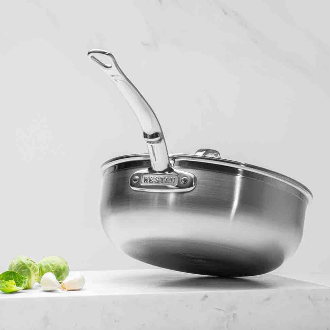 Hestan ProBond® Professional Clad Stainless Steel 3.5 Qt. Covered Essential Pan