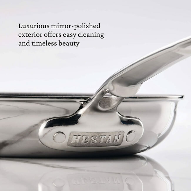 Hestan ProBond® Luxe™ Polished Clad Stainless Steel Ultimate Set | 10-Piece