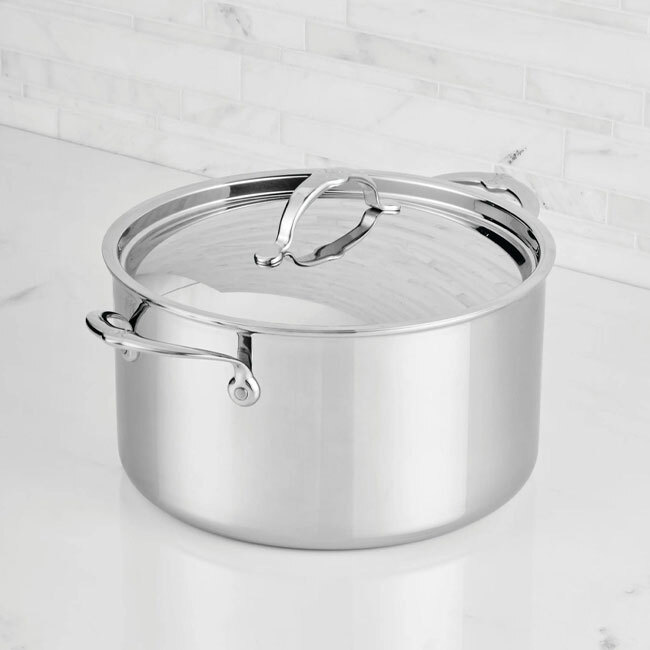 Product Hestan ProBond® Luxe™ Polished Clad Stainless Steel 8 Qt. Stockpot w/Lid