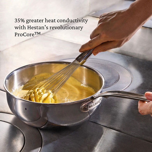 Hestan ProBond® Luxe™ Polished Clad Stainless Steel 3.5 Qt. Essential Pan w/Lid