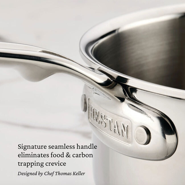 Hestan ProBond® Luxe™ Polished Clad Stainless Steel 5.0 Qt. Essential Pan w/Lid